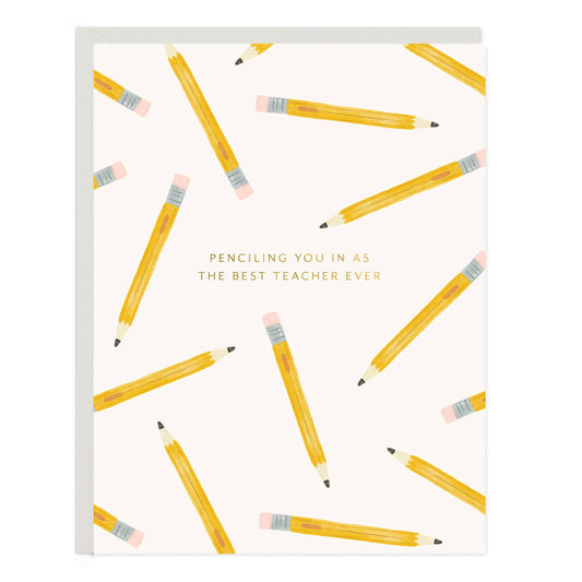 Best Teacher Greeting Card