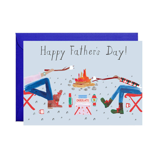 Fireside Father's Day Greeting Card