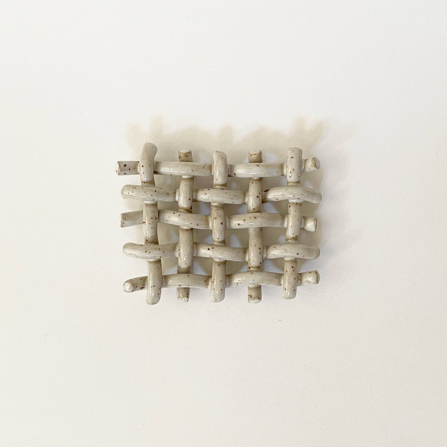 Ceramic Woven Lattice Soap Dish