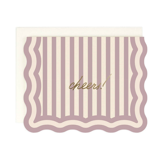 Striped Cheers! Greeting Card