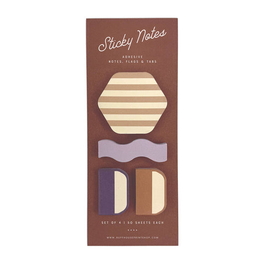 Striped Sticky Note Set