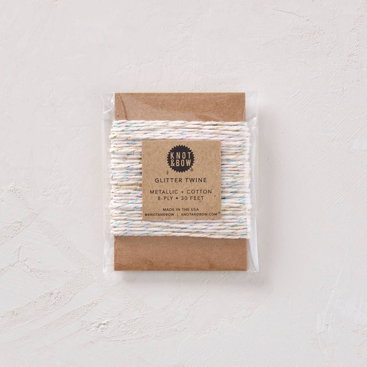 Natural Glitter Twine