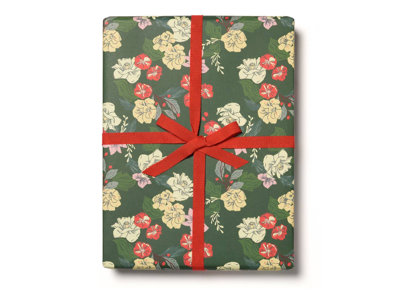 Festive Blooms Wrapping Paper