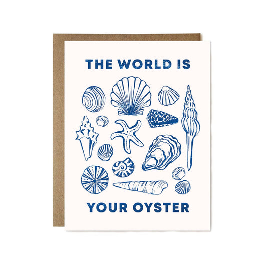 The World is Your Oyster Greeting Card