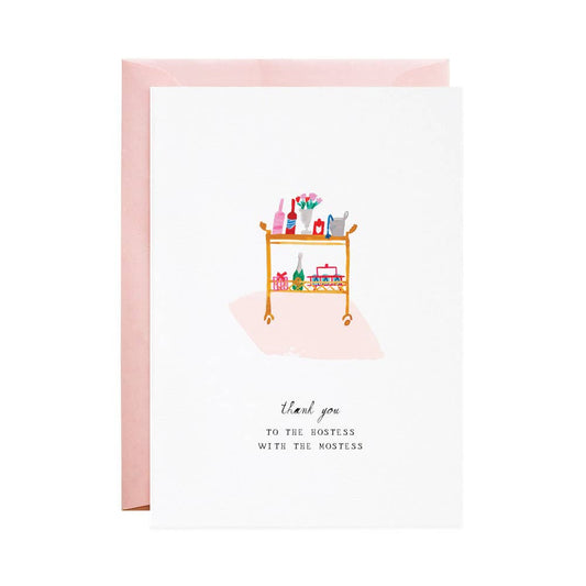 For the Hostess Greeting Card