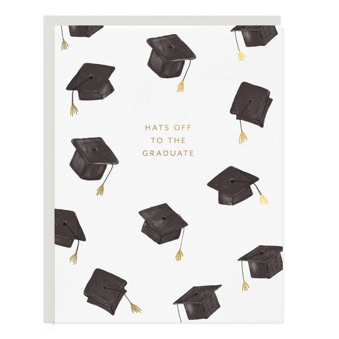 Hats Off Graduate Greeting Card