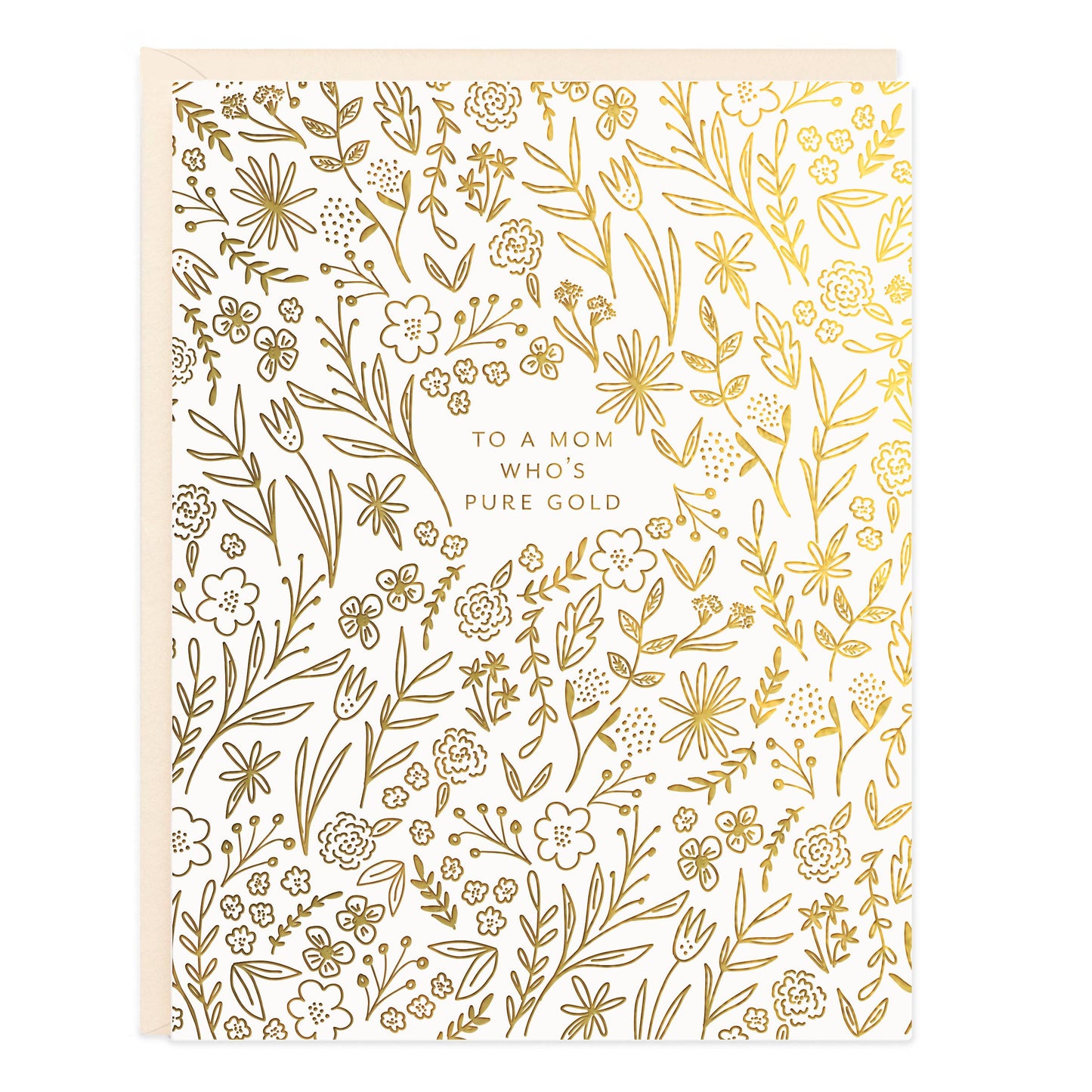 Pure Gold Mother's Day Greeting Card
