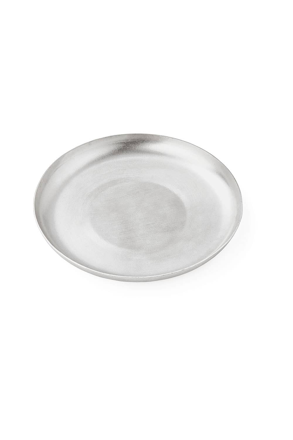 Silver-Plated Round Dish