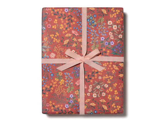 Red Plum Wrapping Paper Roll