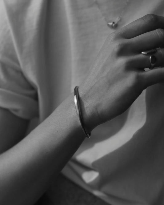 Sterling Silver Open Cuff