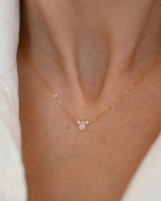 Pearl and Opal Necklace