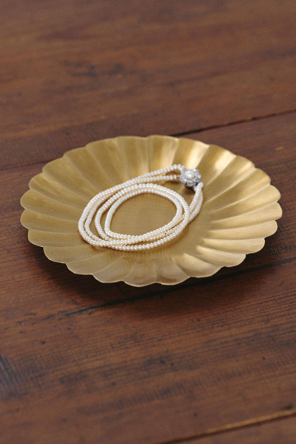 Brass Petal Dish