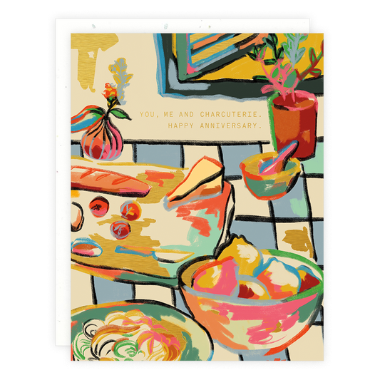 Charcuterie Anniversary Greeting Card