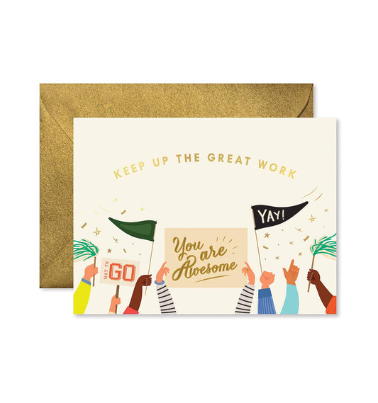 Great Work Greeting Card