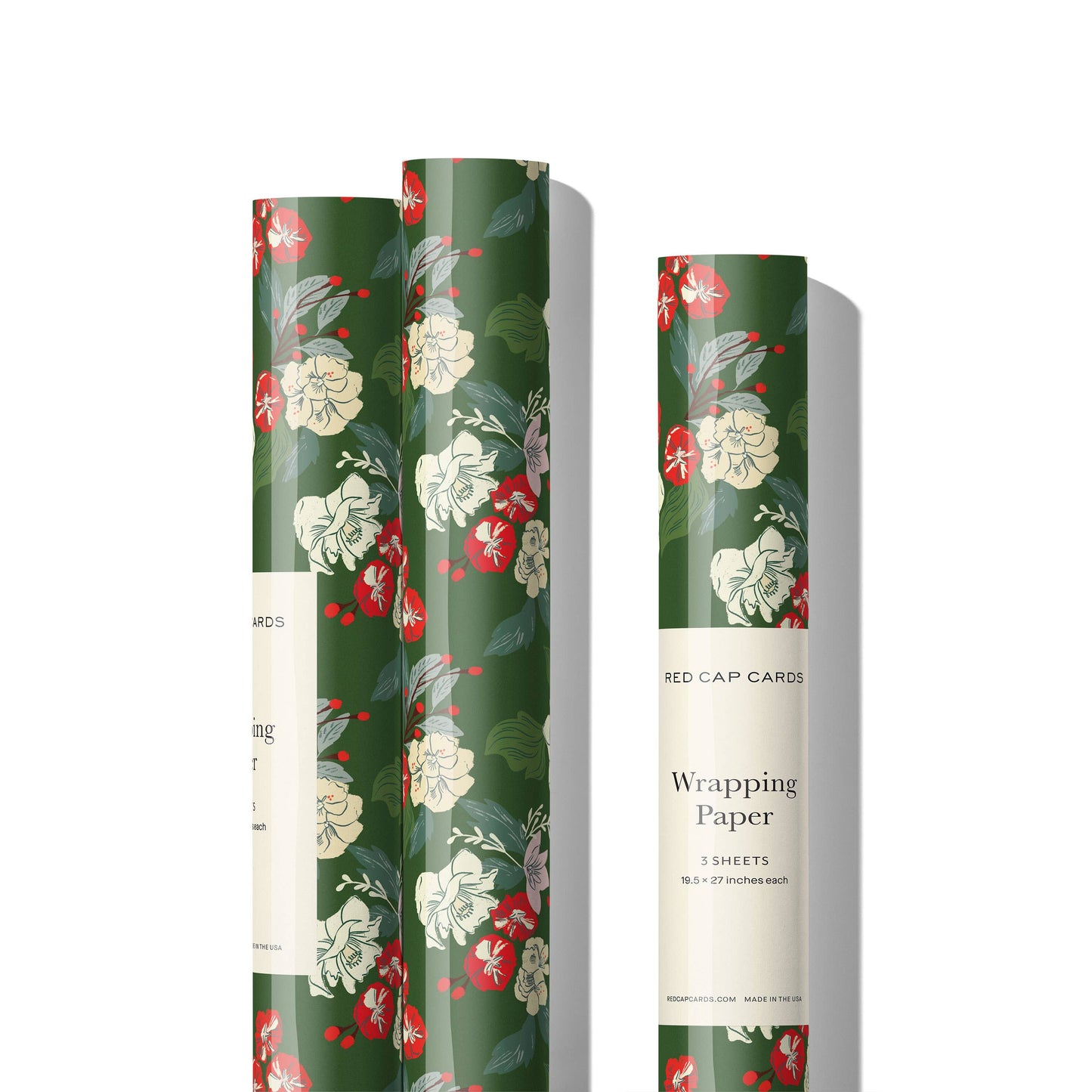 Festive Blooms Wrapping Paper