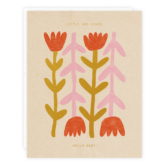 Little and Loved Greeting Card