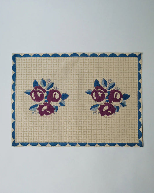 Indira Block-Printed Placemats (Set of 2)