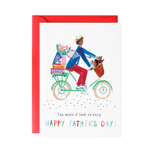 You Make it Look Easy Father's Day Greeting Card