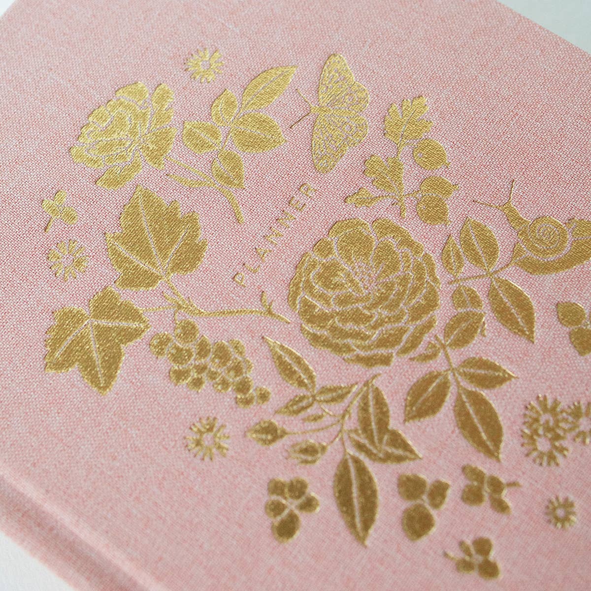 Linen and Foil Undated Planner