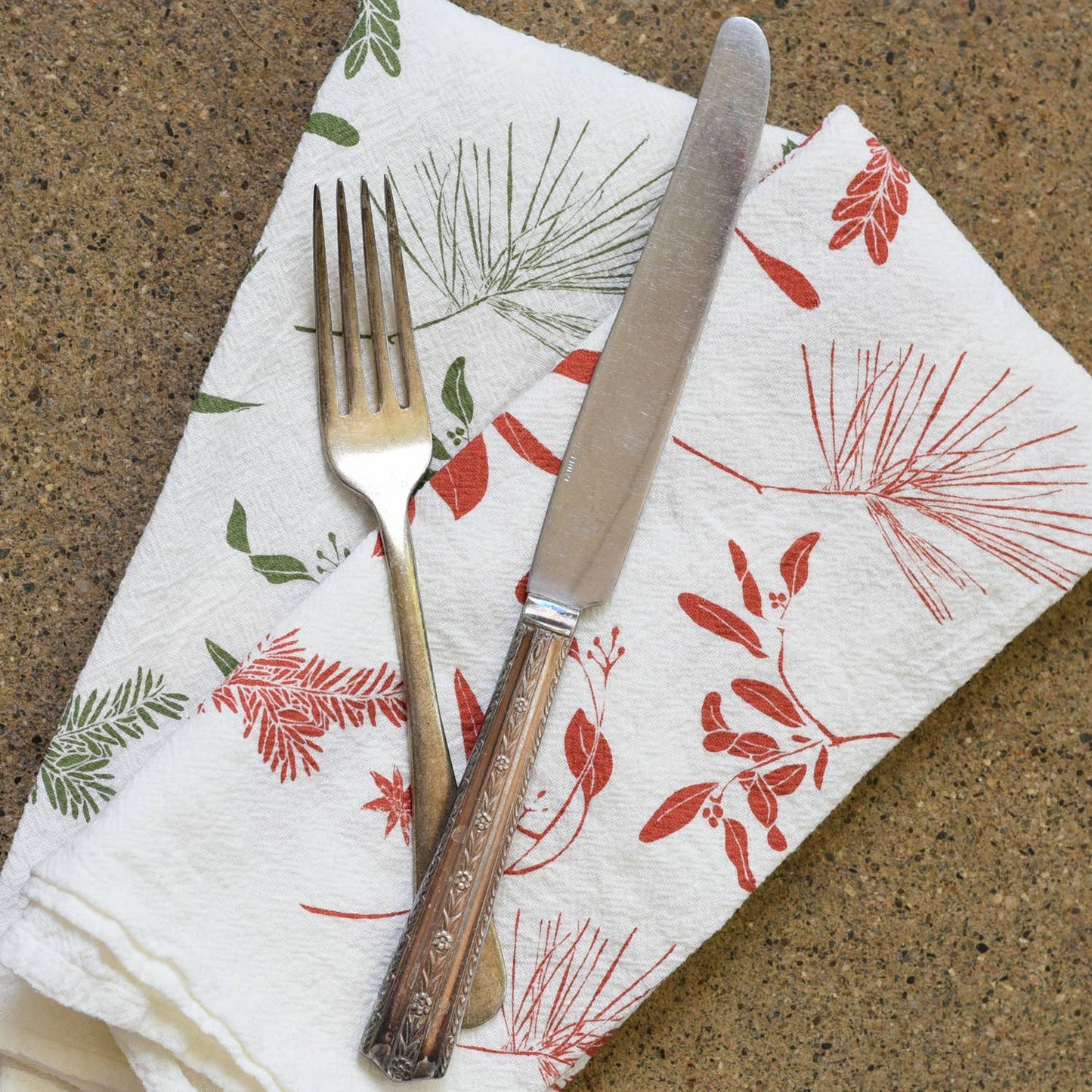 Mixed Boughs & Berries Napkins