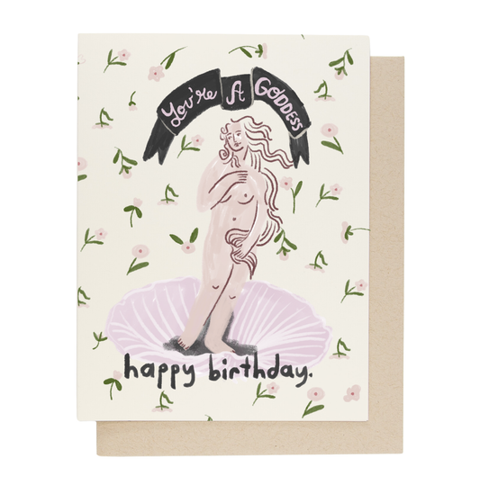 Goddess Birthday Greeting Card