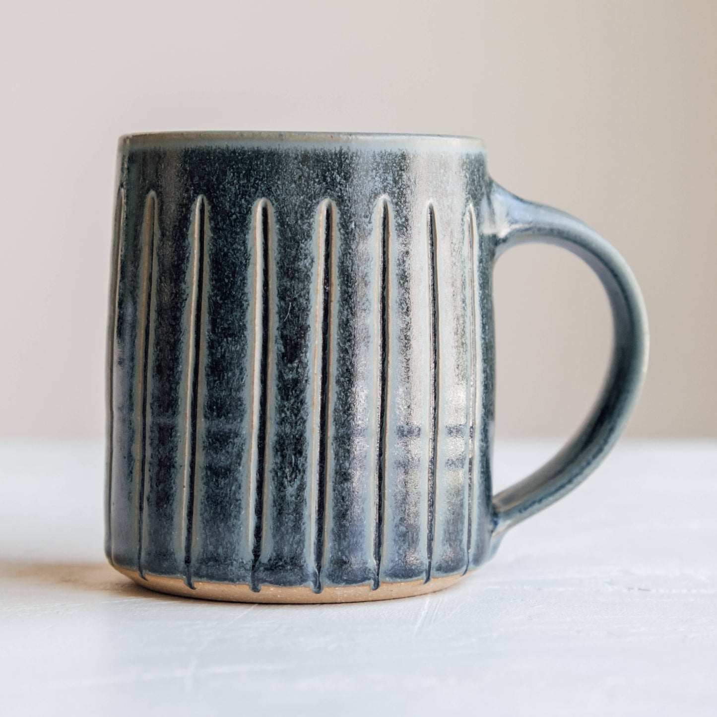 Ceramic Fluted Mug