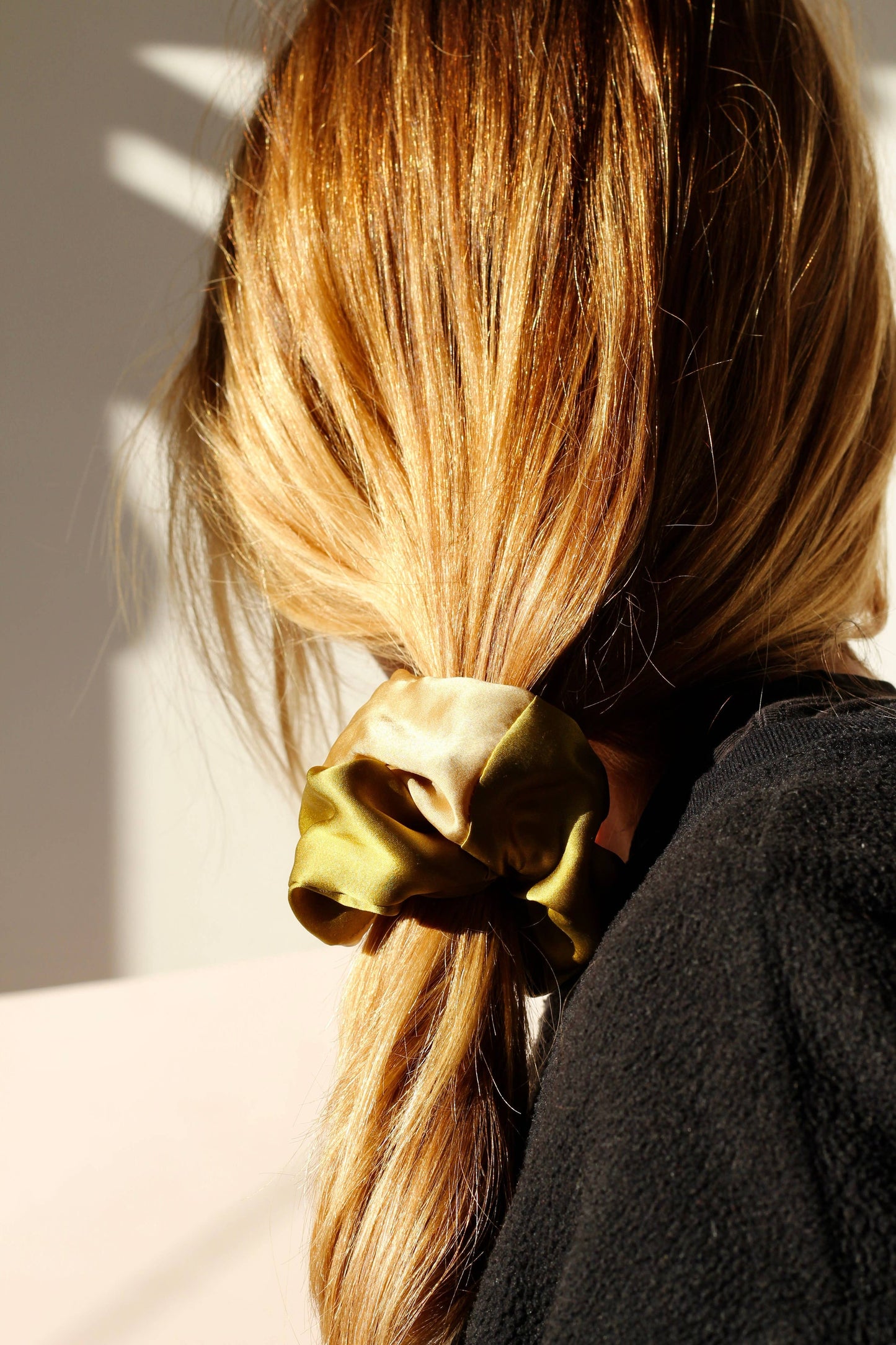 Patchwork Silk Scrunchies
