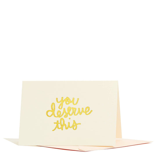 You Deserve This Mini Enclosure Card