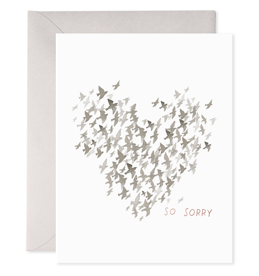 Starlings Condolence Greeting Card
