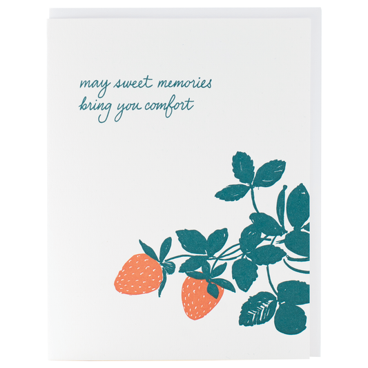 Sweet Memories Sympathy Card
