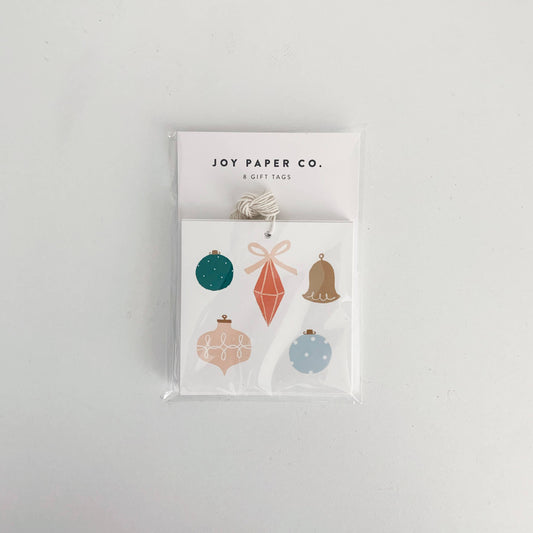 Holiday Ornaments Gift Tags