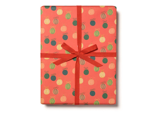 Merry Ornaments Wrapping Paper Roll