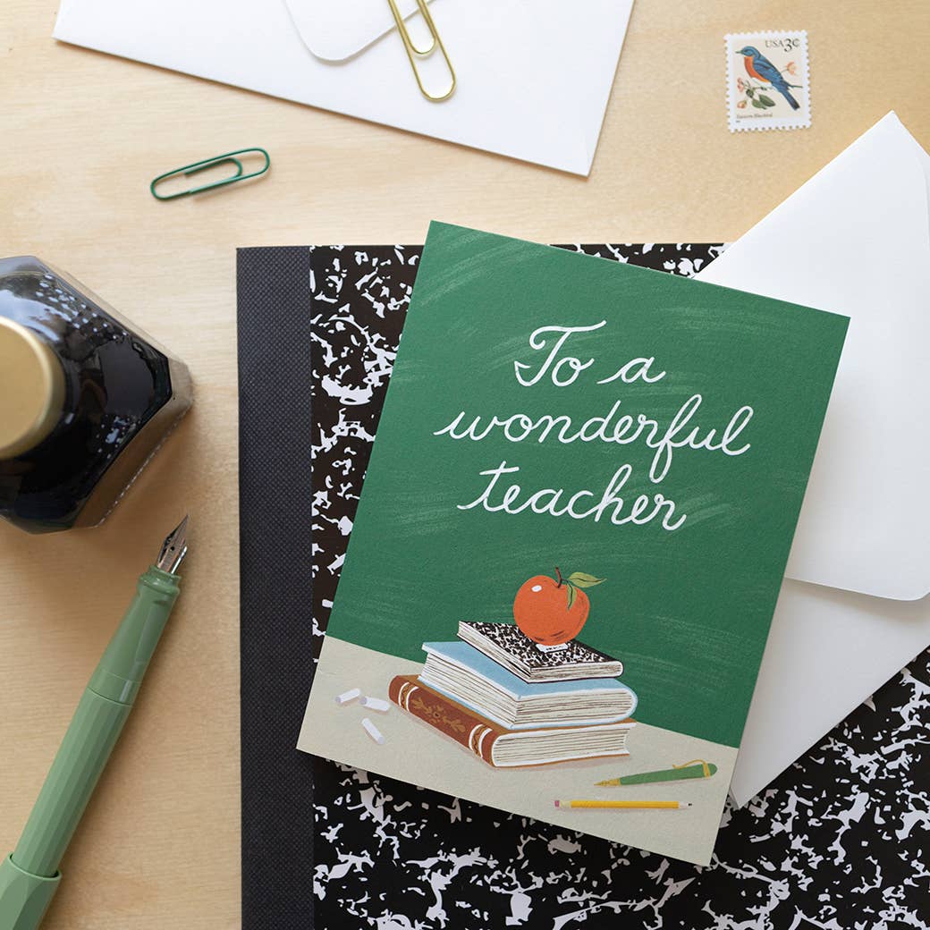 Wonderful Teacher Greeting Card
