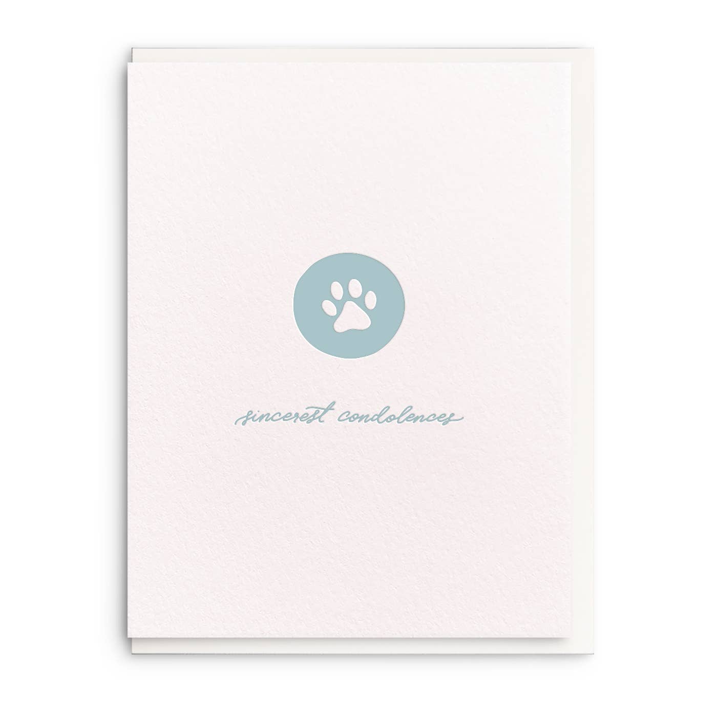 Pet Condolences Greeting Card