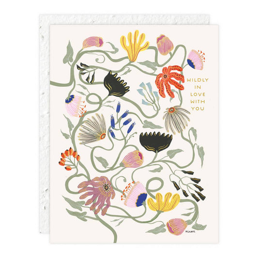 Widly in Love Greeting Card