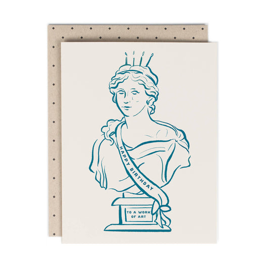 Work of Art Birthday Greeting Card